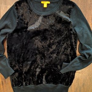 Joe Fresh women's medium sweater velour
